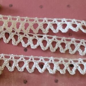 1/4" Wide Lace - 3 Yards -  Style# A-01